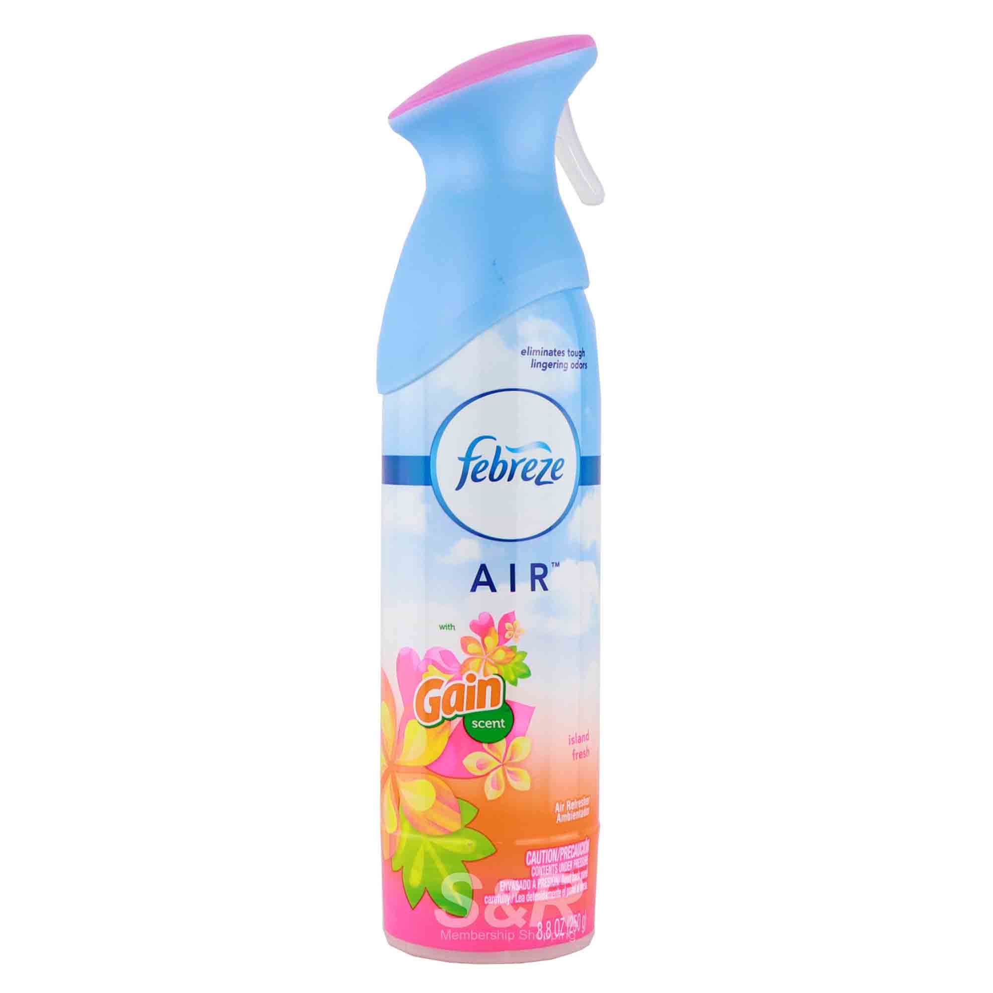 Febreze Air Gain Scent Island Fresh Air Refresher 250g Febreze Air Gain Scent Island Fresh Air Refresher 250g